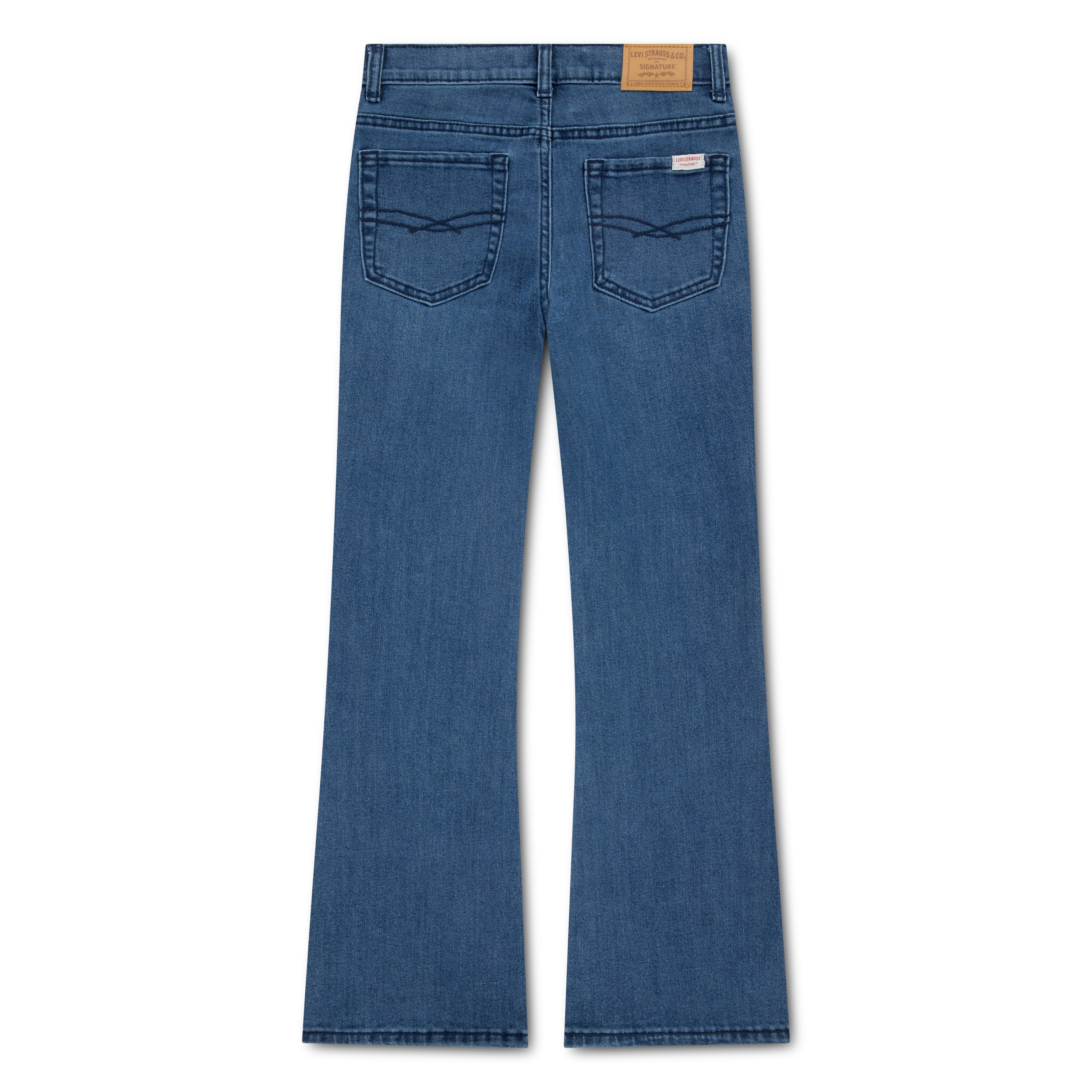 Levi Strauss Signature Girls Butterfly Embroidered Flare Jean, Size 5-18