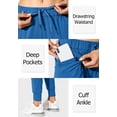 thumbnail image 4 of Pantalones deportivos SANTINY para mujer, ligeros, para correr, con cordón, entrenamiento, viajes, yoga, atletismo, pantalones de salón con bolsillos (Blue_S), 4 of 5