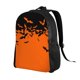 thumbnail image 2 of Disketp Halloween With Black Bats Mochila Unisex de Apertura Lateral Completa, Mochila para Laptop para Escuela, Trabajo y Viajes, 2 of 8