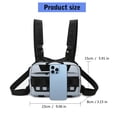 thumbnail image 3 of Comfortable Adjustable Fishing Vest Fishing Chest Pack Fishing Tackle Backpack Fishing Equipment Enduring, 3 of 9
