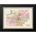 thumbnail image 2 of Moler 14x11 Black Modern Framed Museum Art Print Titled - Springfield Ohio - Moler 1872, 2 of 5