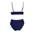 thumbnail image 4 of XIYON Bikini Sets For Women High Waisted Two Piece Swimsuit Bathing Suits Vintage Beachwear, 4 of 5