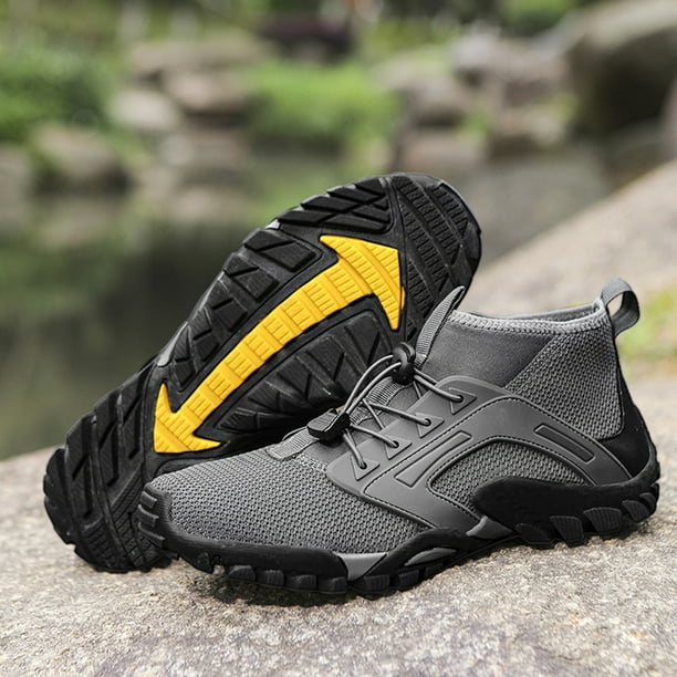 Aqua Shoes Zapatos deportivos antideslizantes Zapatos de surf resistentes al desgaste para hombres de gran tamaño Hugtrwg Para estrenar