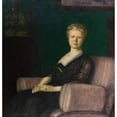 thumbnail image 3 of Franz von Stuck 15x15 Black Modern Framed Museum Art Print Titled - Portrait Luise Exit (1917), 3 of 5