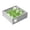 Green, variant on Modular Wooden Hamster Maze Hideout Box Multi-Compartment Tunnel Foraging Playhouse 5 Optional Colors Mental Stimulation Enrichment Toy For Hamsters Gerbils Mice Small Rodents(Green-21X20CM)