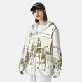 thumbnail image 3 of Daiia Western Desert Cowboys UPF 50+ Sun Protection Hoodie Jacket Lightweight Long Sleeve Sun Shirt for Women Men with Pocket Hiking Outdoor-XX-Large, 3 of 7