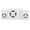 White, variant on Yajisi 2.1 Channel Wired Computer Speakers with RGB LED Light, Subwoofer Multimedia Audio System for PC Laptop, New White (10.24 inches / 26 cm)