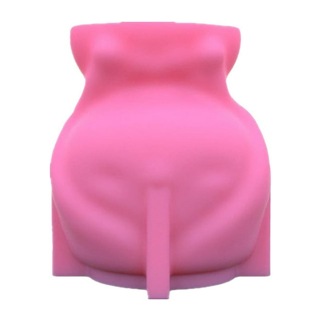 Florero de Silicona 3D para Niña, Modelo de Fundición de Epoxi, Maceta, Arcilla