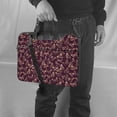 thumbnail image 5 of Lsque Beautiful Purple Butterflies Pattern Laptop Bag – Portable & Slim Single-Shoulder Computer Case with Adjustable Strap, Protective, Lightweight for 13”/14”/15.6” Laptops, 5 of 8