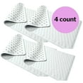 thumbnail image 3 of Carex Slip-Resistant Rubber Bath Mat, Beige, 16 in x 28 in, 4 Ct, 3 of 6