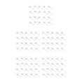 thumbnail image 1 of Kearding Gancho de pared perforado para taller de garaje, 20 piezas, repuesto para tienda de supermercado, tablero de clavijas, colgadores de Type2 NO2, 1 of 6