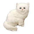 thumbnail image 4 of Gatos de peluche realistas para niños, juguetes de dibujos animados, pequeños animales de peluche, figuras de gatitos, juguete para regalo de Pascua, Blanco CUTICAT Gato de peluche, 4 of 8