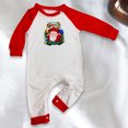 thumbnail image 5 of Conjunto De Pijamas De 2 Piezas Conjunto de pijama familiar de 2 piezas, estilo navideño, patrón de Papá Noel, traje diario a cuadros Ygjytge Bebé Rojo 12-18M para Niño, 5 of 5