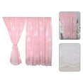 thumbnail image 4 of Cortina de doble capa, cortinas opacas para ventana, dormitorio, patio, Estilo C 1.2x1.8M Zulema cortina de ventana, 4 of 7