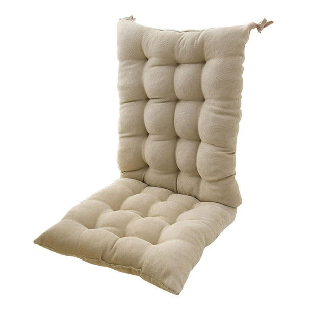 Cojín para silla de comedor Zulema poliéster Beige 40 cm x 95 cm