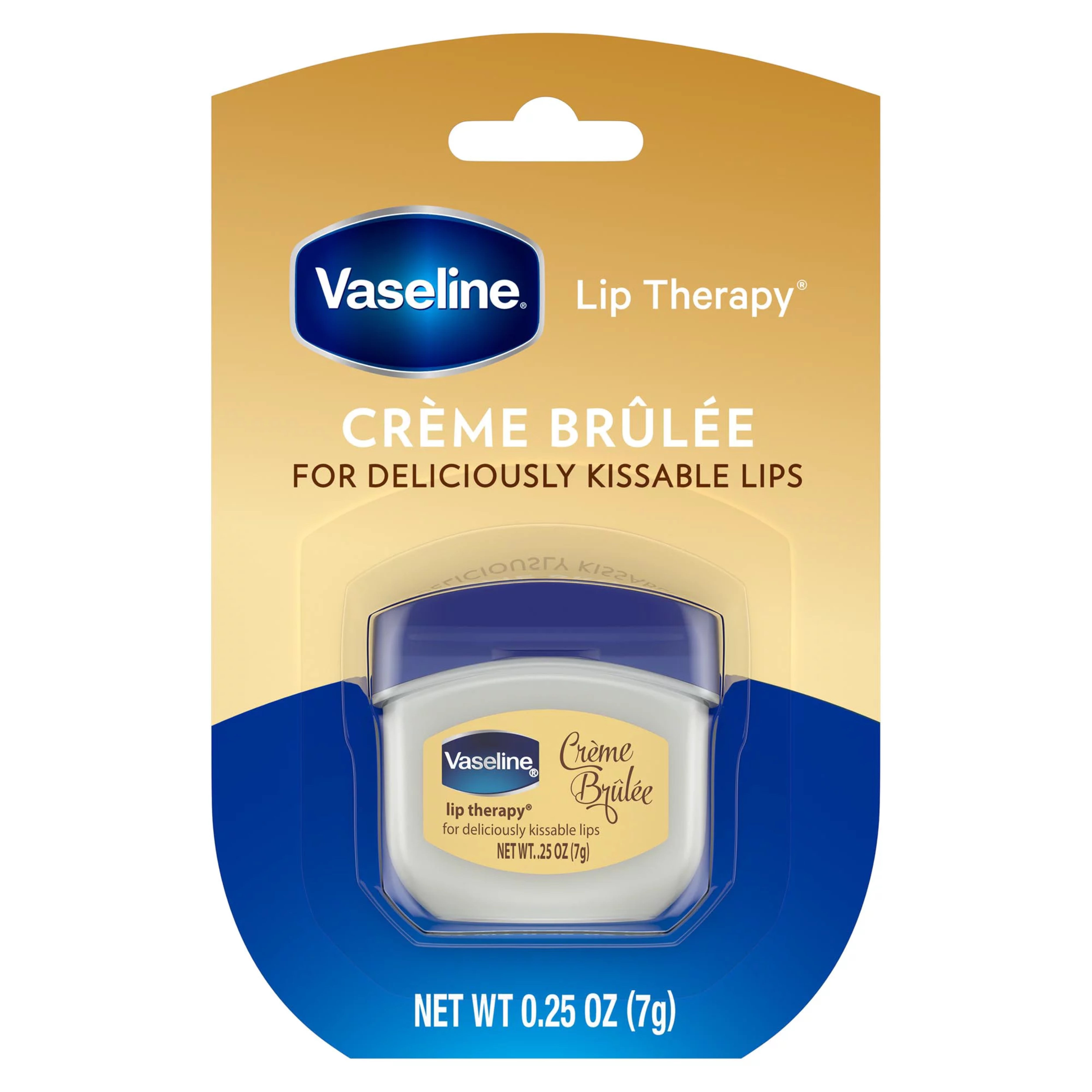 Pack of (24) Vaseline Lip Therapy Lip Balm, Creme Brulee 0.25 oz