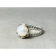 thumbnail image 3 of Heaven Crafts Freshwater Pearl Ring 925 Sterling Silver Handmade Boho Statement Ring For women, 3 of 6