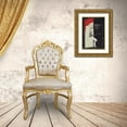 thumbnail image 3 of Geissbuhler, K. Domenic 18x24 Gold Ornate Wood Framed with Double Matting Museum Art Print Titled - Requiem, 3 of 4