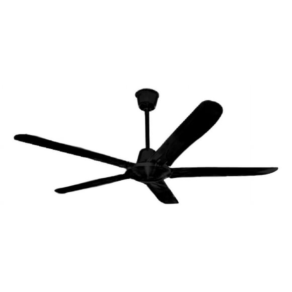 Ventilador Industrial Negro 5 Aspas Myvent Huracan 85w 110v