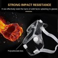 thumbnail image 2 of 2 Pairs of Safety Glasses Transparent Protective Glasses with Anti-fog Lenses Side Protection and UV Protection for DIY, Chemistry, Works, Constructio, 2 of 4