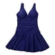 thumbnail image 5 of Soidarity Traje de baño sin mangas con cuello en V plisado de piezas para mujer Traje de baño Azul METRO Soidarity OD001460-06, 5 of 6