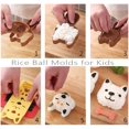 thumbnail image 4 of El molde para rollos de arroz y vegetales, el molde para sushi de gatos y gatitos, el molde para cebollas de animales, la herramienta de cocina de bricolaje, el molde para estampar rollos de arro, 4 of 5
