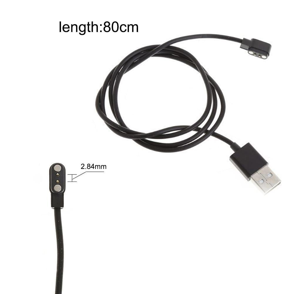 Magnetic Charger Charging Cable For Smart Watch Magnetic Plug 2-Pin Distance. Q7O5