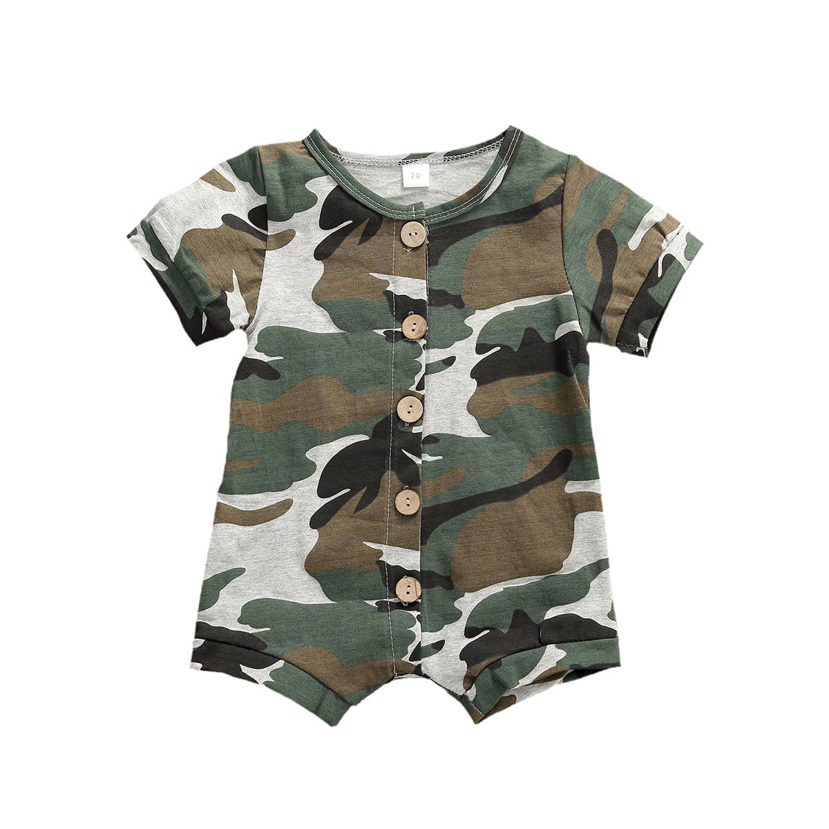 camouflage romper baby