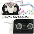 thumbnail image 4 of Infans 3 in 1 Ride on Push Car Toddler Stroller Sliding Car w/Music White, 4 of 7