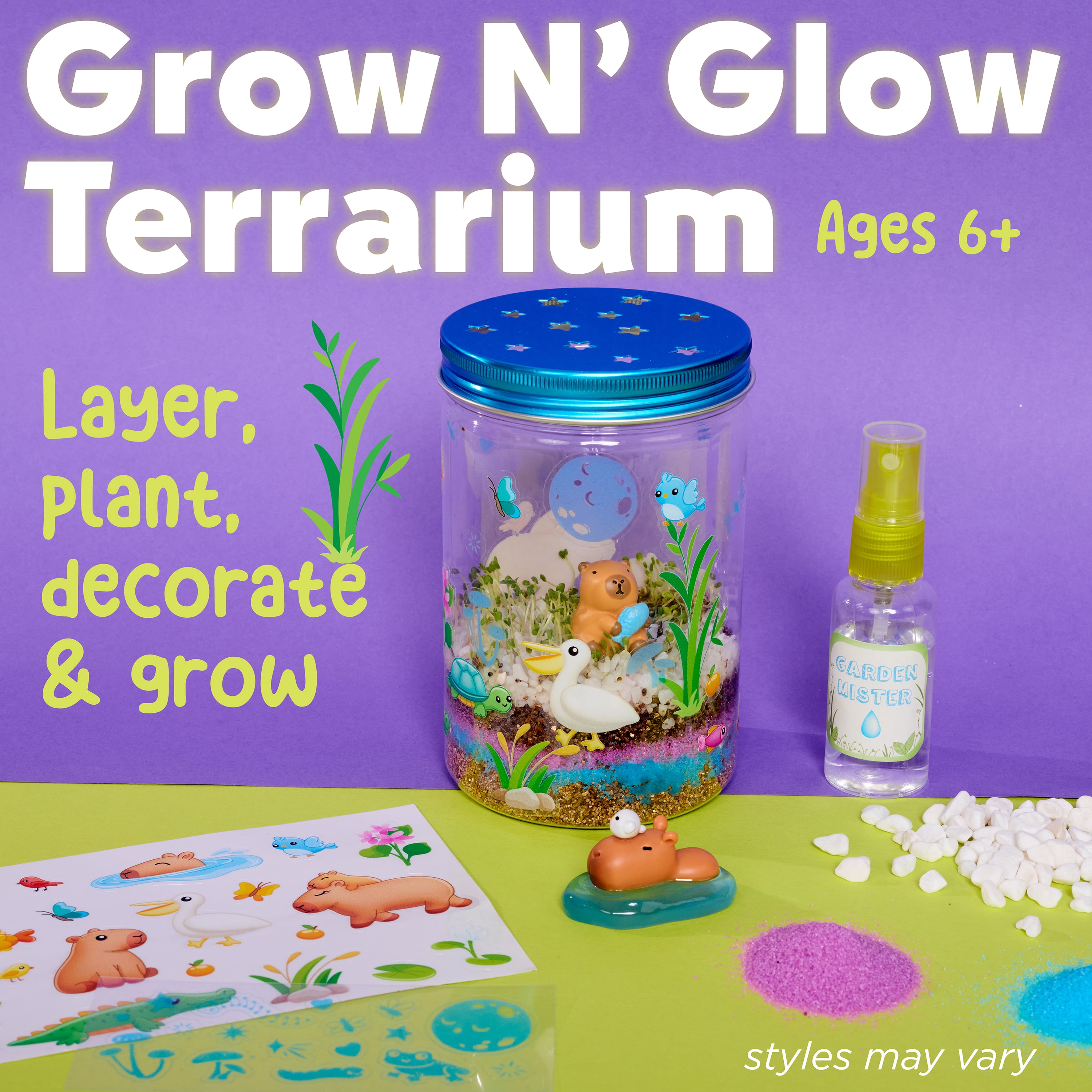 Creativity for Kids, STEM Science Kit, Grow 'N Glow Terrarium
