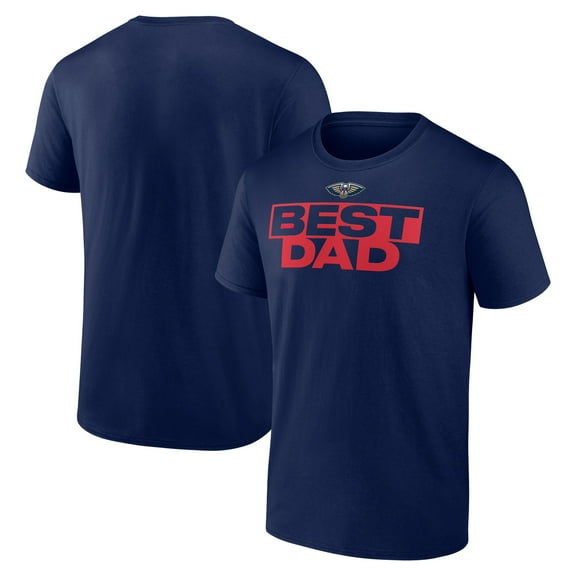 Men's Navy New Orleans Pelicans Greatest Dad T-Shirt