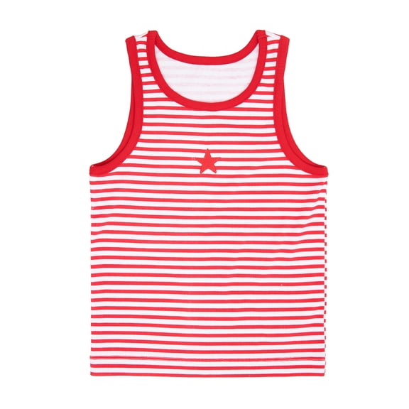 Fourth of July Girls Patriotic Americana Graphic Tank Top from Way To Celebrate, Sizes 4-18