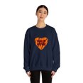 thumbnail image 3 of Wild Love Tiger Print Unisex Heavy Blend™ Crewneck Sweatshirt, 3 of 4