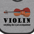 thumbnail image 4 of Inktastic Violin Humor Music Boys or Girls Baby Bib, 4 of 4