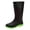 Green, variant on Rain Boots for Men PVC Rubber Waterproof Lightweight Outdoor Gardening Fishing Work Mid Calf Mud Boots