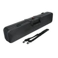thumbnail image 5 of ZLight Étuis pour Queue de Piscine 1/2 Sac de Club Standard Étui de Rangement en PVC Noir Étanche Sac Rigide pour Queue de Snooker Noir Standard 85x12x18 cm, 5 of 5
