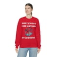 thumbnail image 6 of Sorry I'm late I was watching my 3d printer, 3D Printer hobbies maker - Unisex Heavy Blend Crewneck Sweatshirt, 6 of 9