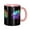 Pink, variant on Leaf Glowing Coffee Mug Fun Custom Ceramic Mugs 11oz Black