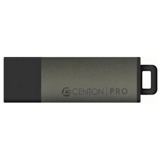 Centon Electronics S1-U2P31-32G 32GB USB 2.0 Datastick Pro Flash Drive, Charcoal Metallic