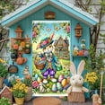 thumbnail image 5 of Clearance Under $5!Yyuenw Easter Backdrop Banner, Easter Photo Decorations Background, Easter Rabbit Colorful Eggs Fence Grass Wall Decor Photography Background, 5 of 5