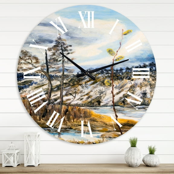 Designart 1 in Quartz Wall Clock