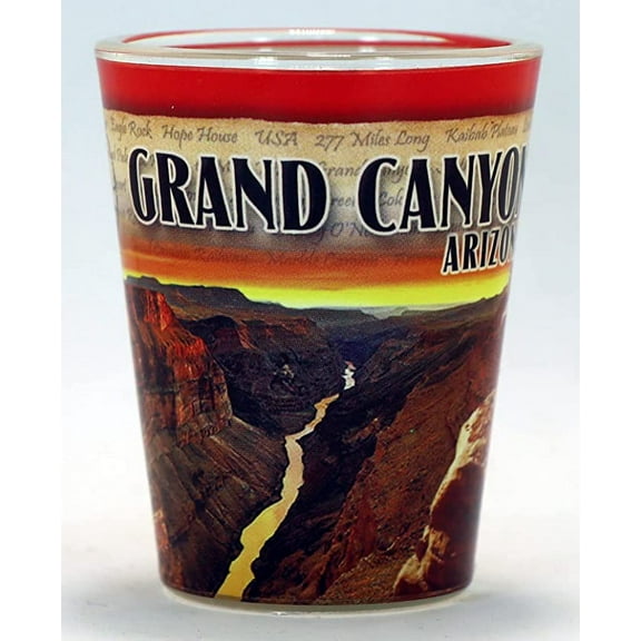 Grand Canyon Arizona Stamp Design Shot Glass
