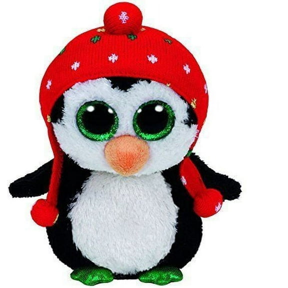 Ty Freeze the Penguin with Hat Large 9" Beanie Boos Stuffed Plush Animal Toy