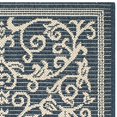 thumbnail image 5 of Safavieh Courtyard Navy Indoor Outdoor Rug - Runner 2'7" x 5', 5 of 5