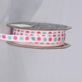 thumbnail image 2 of The Ribbon People Pink and Blue Polka Dots Craft Ribbon 0.375" x 120 Yards, 2 of 2