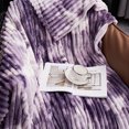 thumbnail image 4 of OAVQHLG3B Flannel Fleece Throw Blanket, Super Soft Fluffy Fuzzy Cozy Striped Blanket for Couch Bed Sofa, Furry Plush Blankets for Women,27x39 Inches, 4 of 6