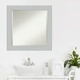 thumbnail image 5 of Amanti Art Beveled Wood Bathroom Wall Mirror - Shiplap White Frame Shiplap White Outer Size: 24 x 24 in, 5 of 5