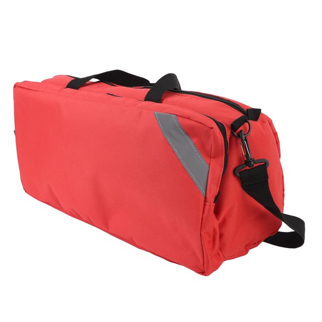 Bolsa De Primeros Auxilios De Gran Capacidad, Hecha De Tela Oxford 600D, Fácil De Transportar Y Organizar, Correa De Hombro Ajustable, Tira Reflectante, Ideal Para Emergencias,