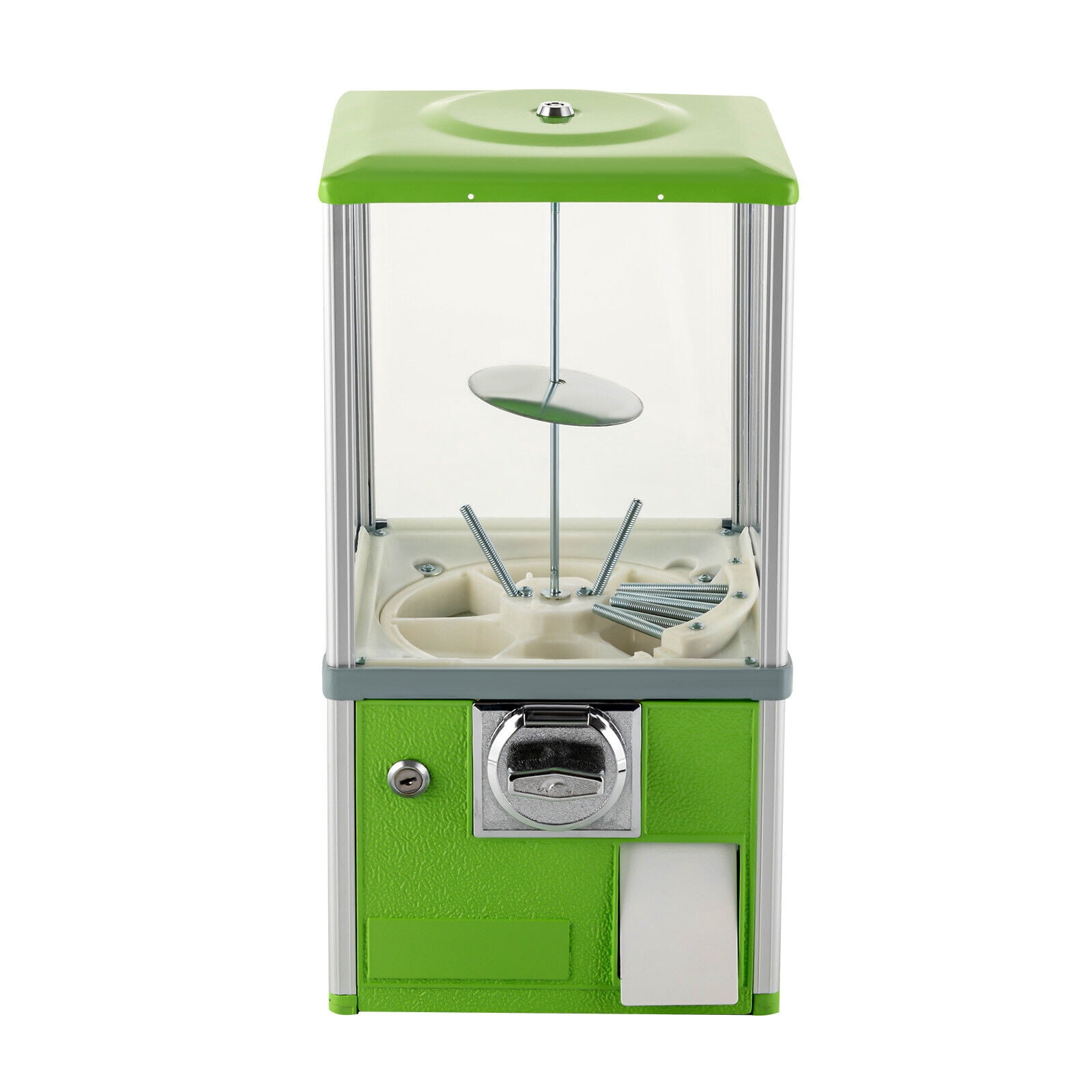 800 Coins Gumball Machine Candy Vending Machine Gumball Coin Toy Bank 4.5-5cm Bulk Candy Vending Machine Retail Store W/ Key