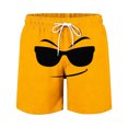 thumbnail image 4 of Twczz Boys Funny Graphic Swim Trunks with Pockets- Elastic Waist Quick Dry Drawstring Beach Shorts Orange Size 8, 4 of 6
